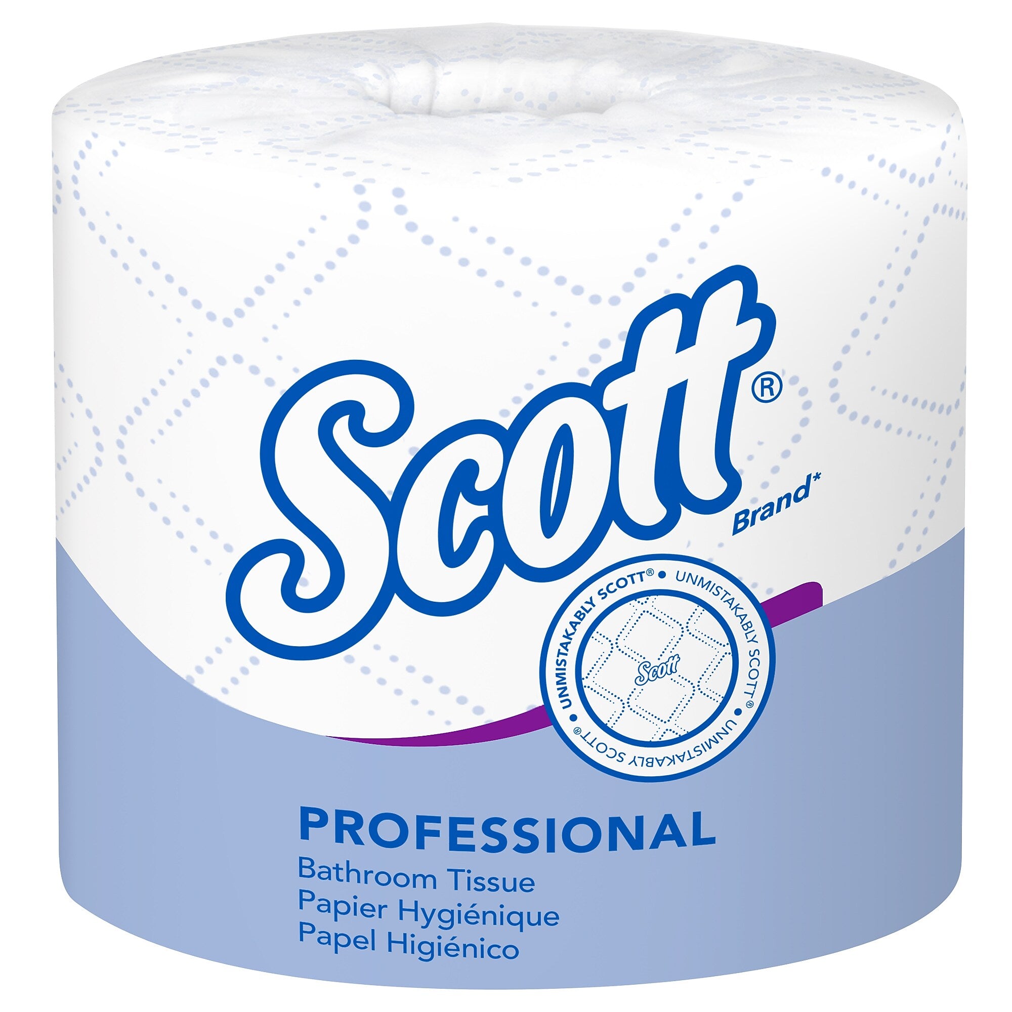 Scott Essential Recycled Toilet Paper, 2-ply, White, 550 Sheets/Roll, 20 Rolls/Case (13607)