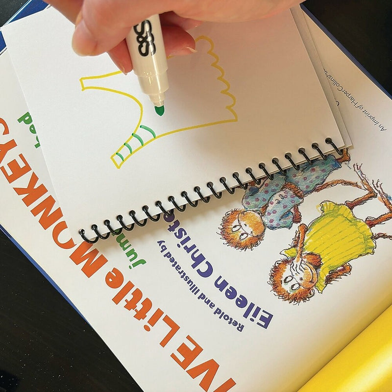 S&S Five Little Monkeys Creative Reads Book & Activity Kit (LR4560)
