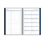 Planning Calendar BS Passages/Solid Navy PP 5x8 RY26 Wkly/Mthly Safety Wirebound -