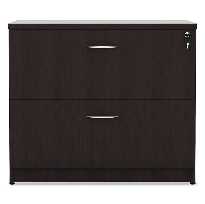 Alera Valencia Series Two Drawer Lateral File, 34w X 22 3/4d X 29 1/2h, Espresso