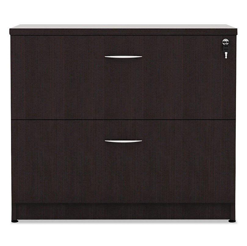 Alera Valencia Series Two Drawer Lateral File, 34w X 22 3/4d X 29 1/2h, Espresso