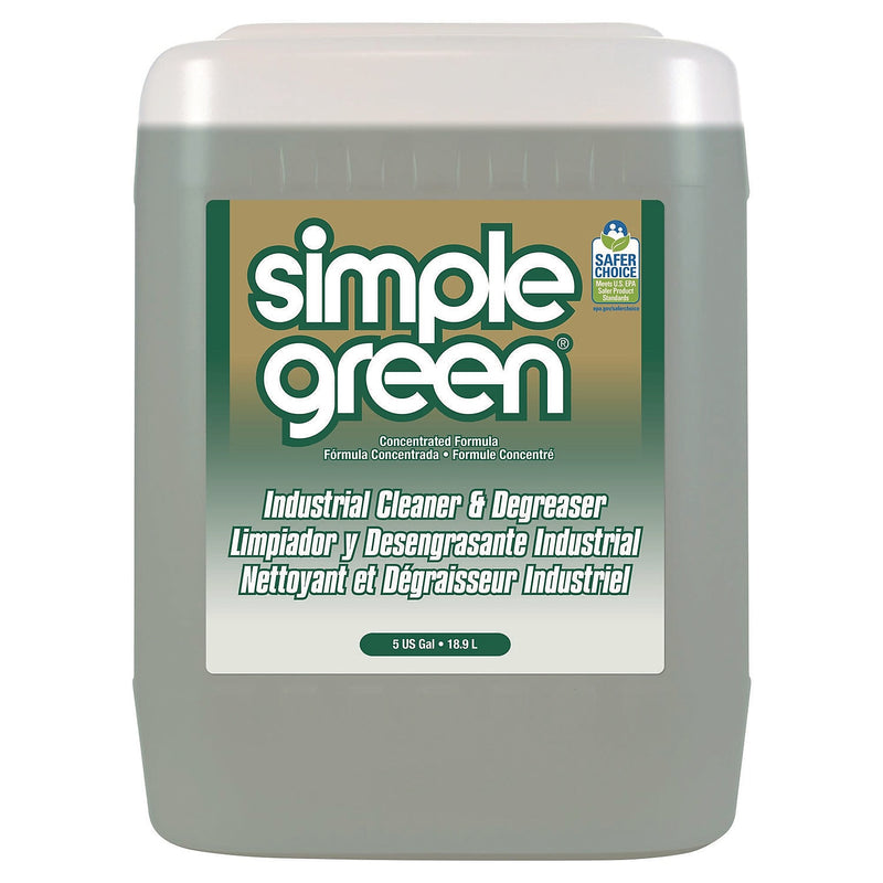 Simple Green Industrial Cleaner And Degreaser, Original, 5 Gal Pail (13006)