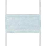 Medline Disposable Surgical Face Masks with Ties, One Size, Blue, 50/Box (NON27377Z)