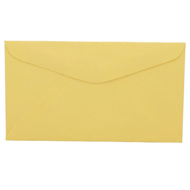 JAM Paper #6 3/4 Booklet Envelope 3 5/8" x 6 1/2", Canary Yellow, 100/Pack (357617061d)