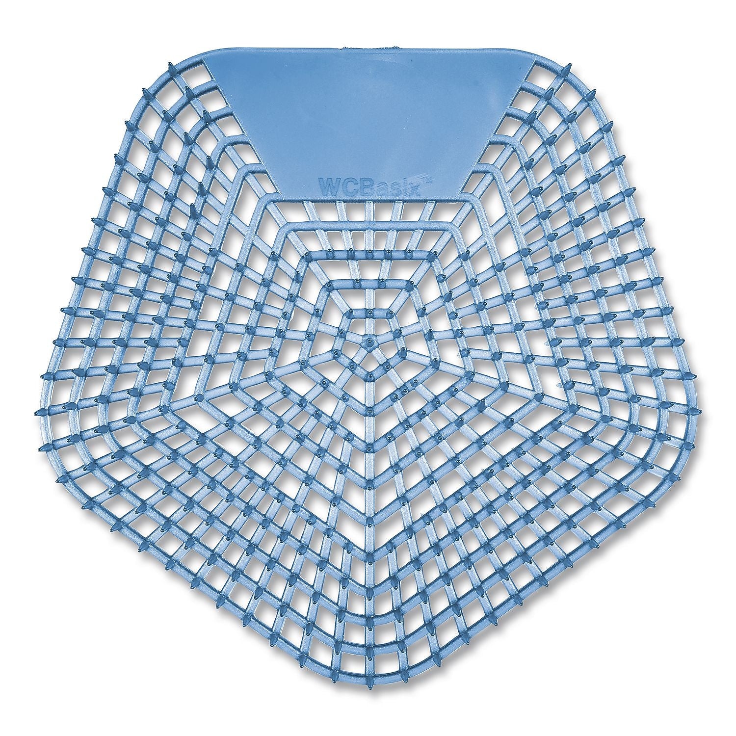 Boardwalk Anti-Splash Urinal Screen, Clean Cotton Scent, Blue, 10/Box (WCBX-P-010I010I-06-AAS80-)