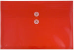 JAM Paper Premium Plastic Document File, Legal, Red, 3/Pack (219B1REX3)