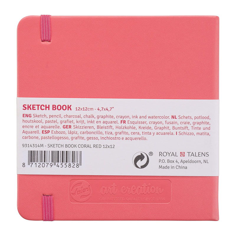 Talens Art Creation 4.7" x 4.7" Sketch Book, 80 Sheets/Book, 5/Bundle (TLN9314314M-5)