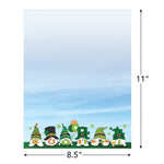 Great Papers Sky Party Irish Gnomes Everyday Letterhead, Multicolored, 50 Sheets/Pack (2025003)