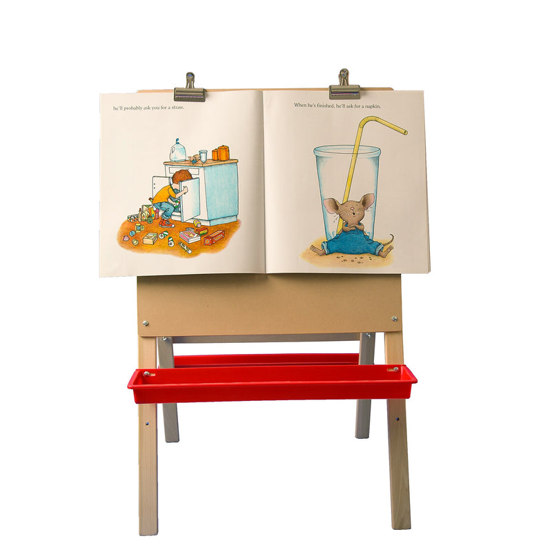 Flipside Preschool Easel, 40", Multicolor, Hardboard (17314)