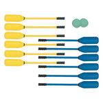 Champion Sports Soft Polo Set, Blue/Yellow (PXSET)