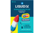 LIQUID I.V. Hydration Multiplier Popsicle Firecracker Electrolyte Powder Drink Mix, 0.56 oz., 15 Sticks/Pack (LVM-1521)