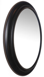 Infinity Instruments Sonore Decorative Wall Mirror, Black Plastic, 30" (15370BK)