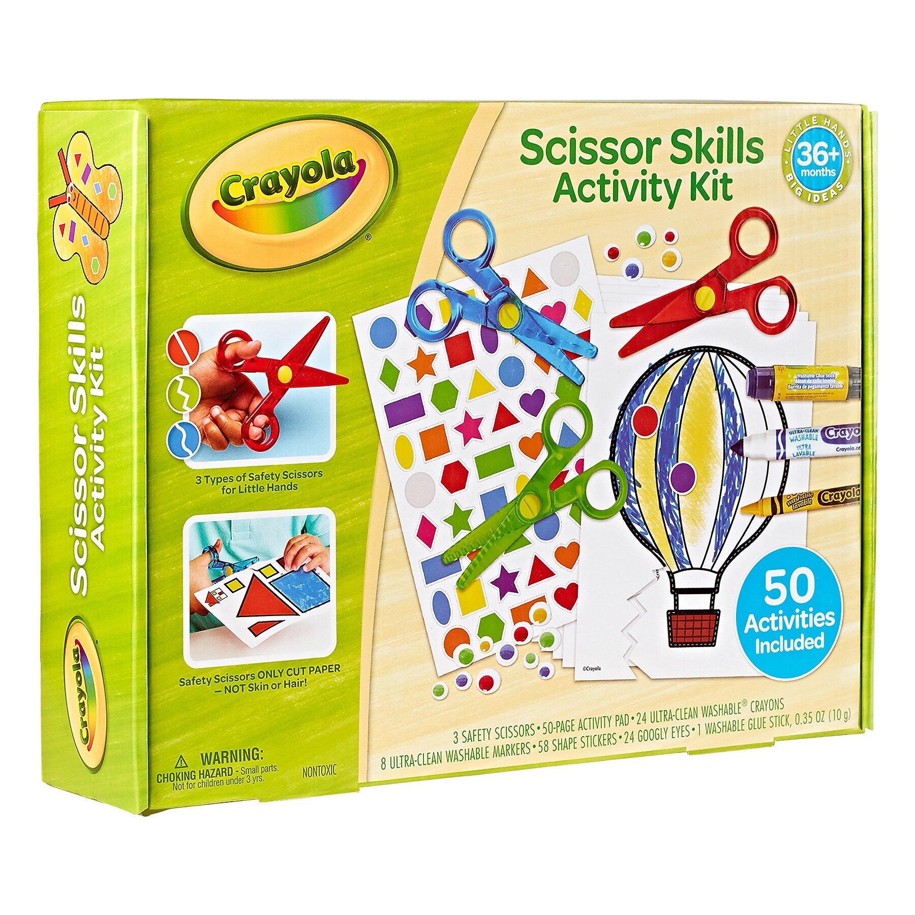 Crayola Scissor Skills Activity Kit, 88/Set (BIN811519)