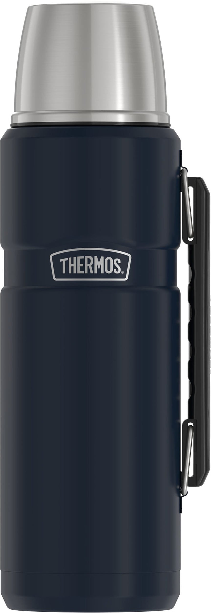 Thermos King Stainless Steel Vacuum Insulated Beverage Bottle, 68 oz., Midnight Blue (EASK2020MDB4)
