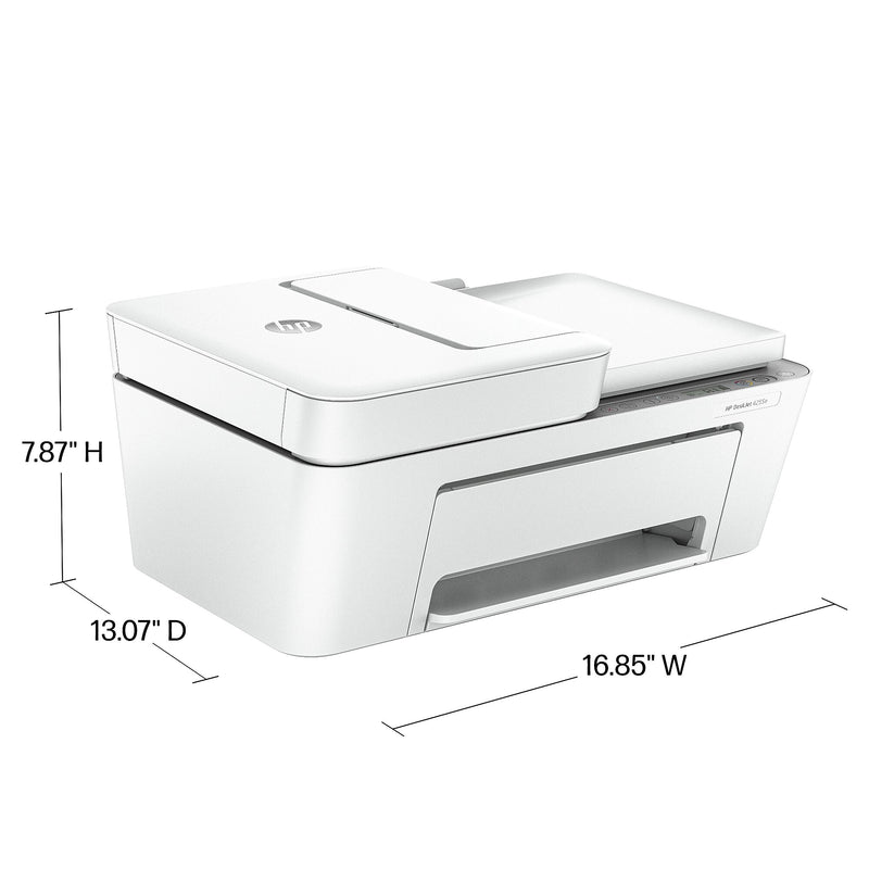 HP DeskJet 4255e Wireless Color All-In-One Inkjet Printer, Print, Scan, Copy, Best for Home, 3 Months FREE Ink (588S6A)