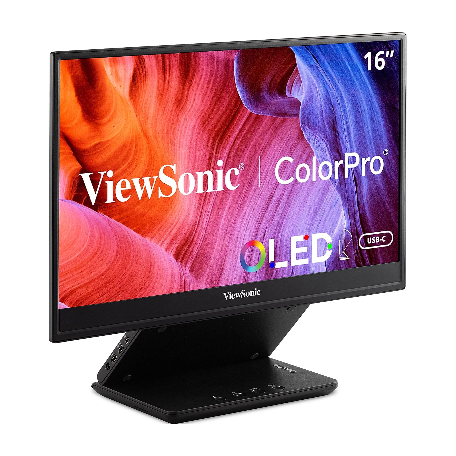 ViewSonic 16" 60Hz LED Monitor, Black (VP16-OLED)