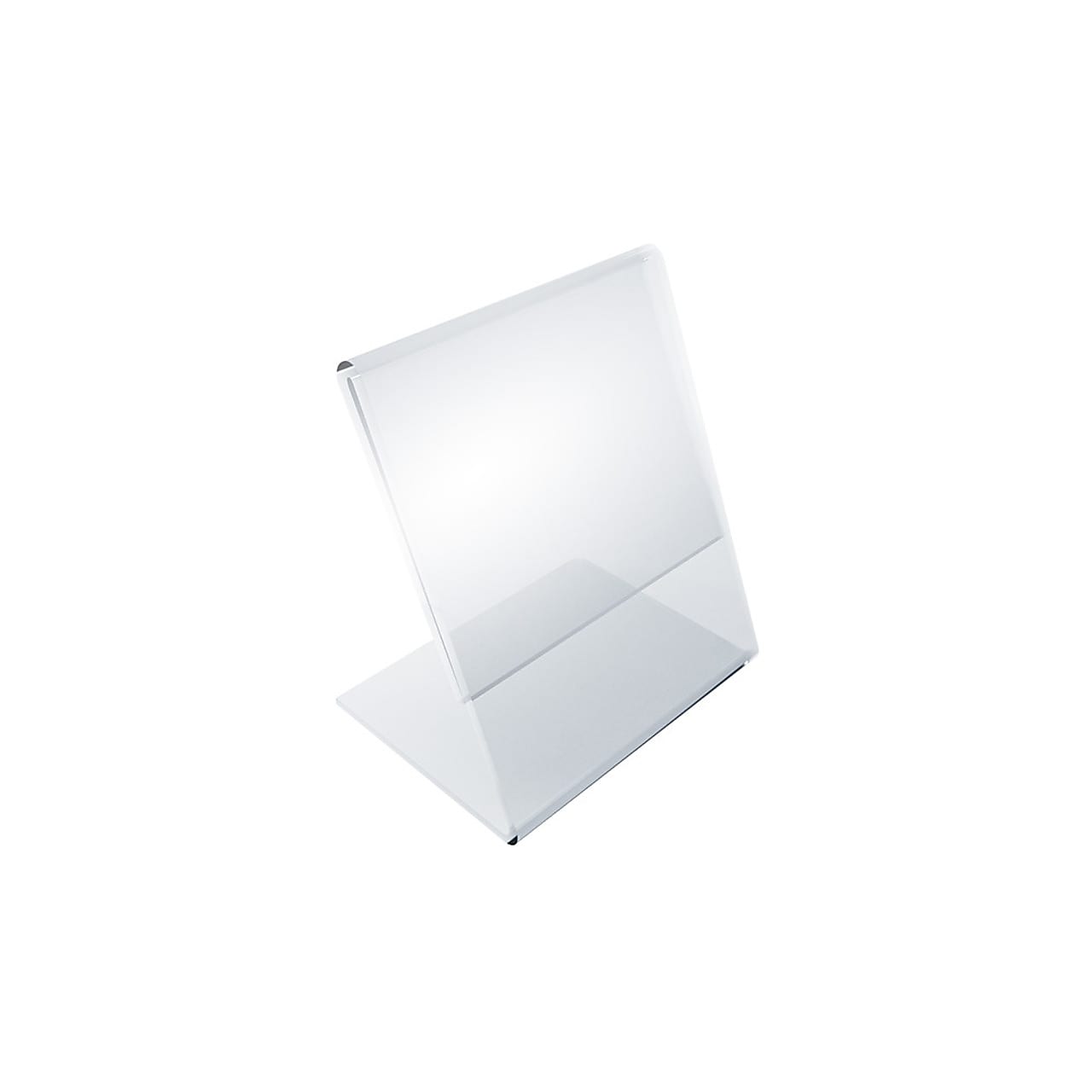 Azar Sign Holder, 2.5" x 3.5", Vertical, Table Top, Clear, Acrylic, 10/Pack (112739)