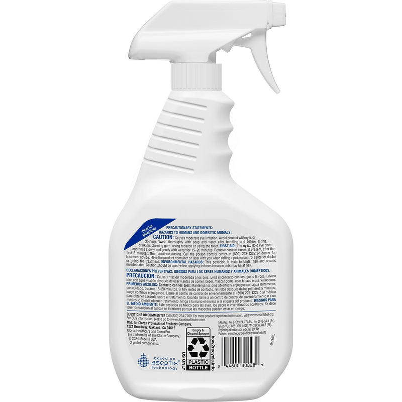 Clorox Healthcare Hydrogen Peroxide Cleaner Disinfectant, 32 oz., 9/Carton (30828)