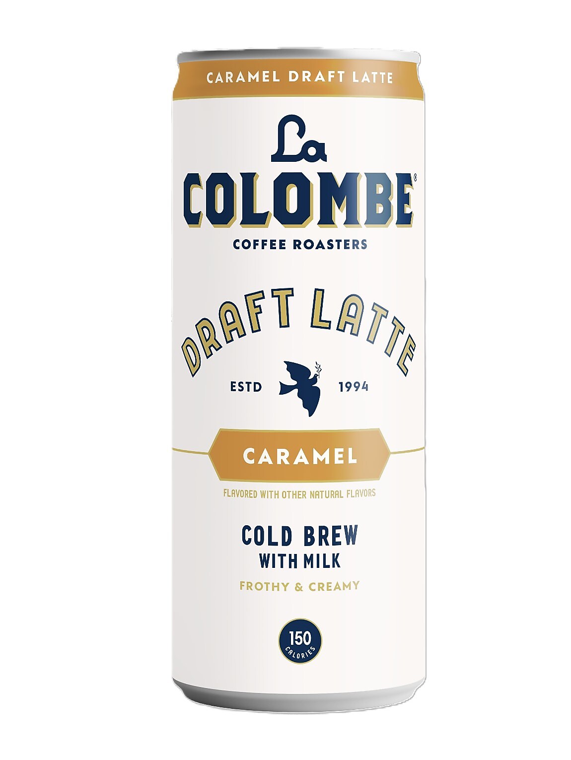 La Colombe Draft Caramel Latte Caffeinated Cold Brew Coffee, Medium Roast, 11 oz., 12/Carton (PPPURC1216)