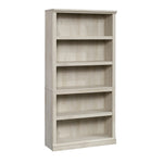 Sauder Select 70"H 5-Shelf Bookcase, Chalked Chestnut (423033)