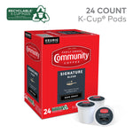 Community Coffee Signature Blend Coffee Keurig® K-Cup® Pods, Dark Roast, 24/Box (5000374328)