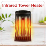 Black & Decker 1500-Watt Portable Infrared Electric Tower Heater, Black (BHTI06)