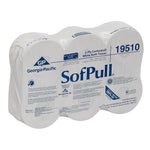 SofPull CenterPull Toilet Paper, 2-Ply, White, 1000 Sheets/Roll, 6 Rolls/Carton (19510/19500)