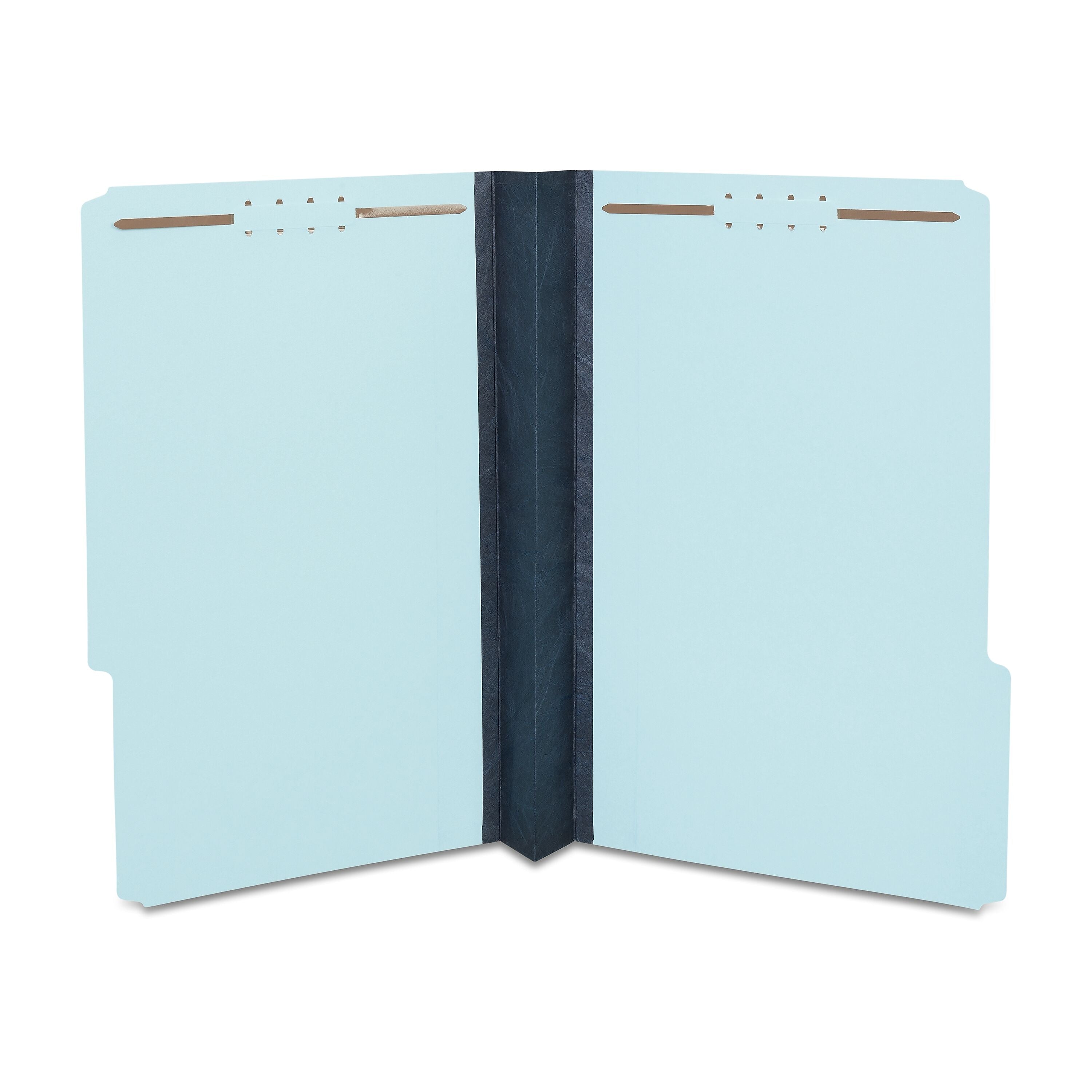 Staples® 60% Recycled Pressboard Classification Folder, 3" Expansion, Legal Size, Light Blue, 25/Box (ST384871/384871)