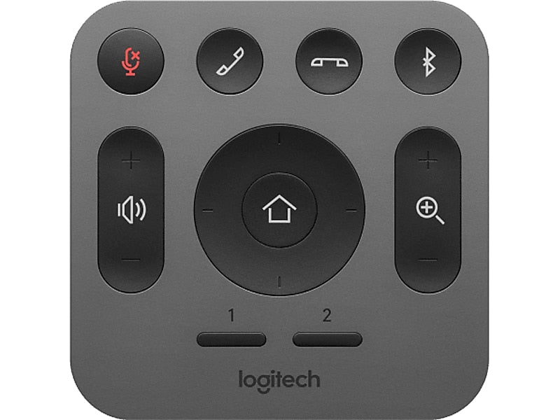 Logitech MeetUp RF Remote Control, Gray (993-001389)