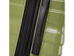 InUSA Aurum 27.98" Hardside Suitcase, 4-Wheeled Spinner, Green (IUAUR00M-GRN)