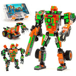 JITTERYGIT Robotryx Orange Tangryp Robot Building Toy, 221 Pieces/Pack (ROBOTRYX-ORANGE)