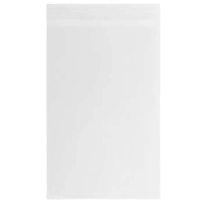 JAM Paper Cellophane Envelope with Self-Adhesive Closure, 12.4375 x 18.25, Clear, 1000/Carton (12.518.25CELLOB)