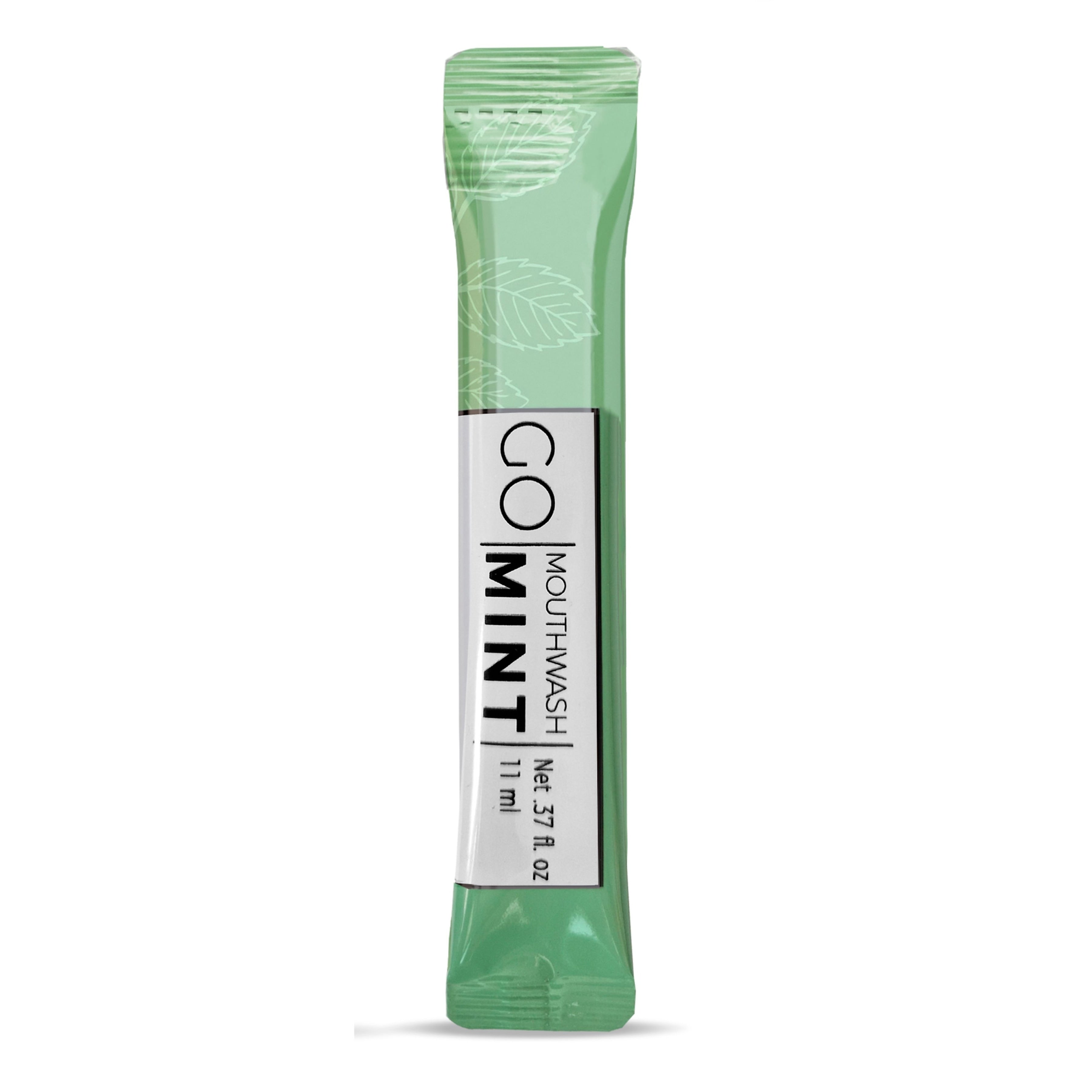 Go Mouthwash Mint Mouthwash, 0.37 oz., 5/Pack, 12 Packs/Box (GMHMW05)
