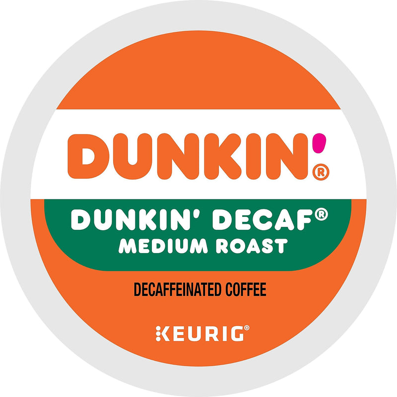 Dunkin' Decaf Coffee Keurig® K-Cup® Pods, Medium Roast, 44/Box (373149)