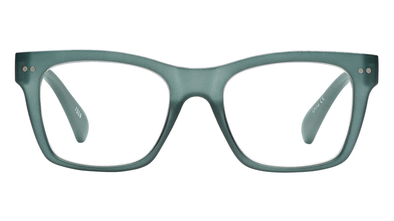 SAV VK Couture Blue Light +2.00 Reading Glasses, Matte Teal (EVKB13)
