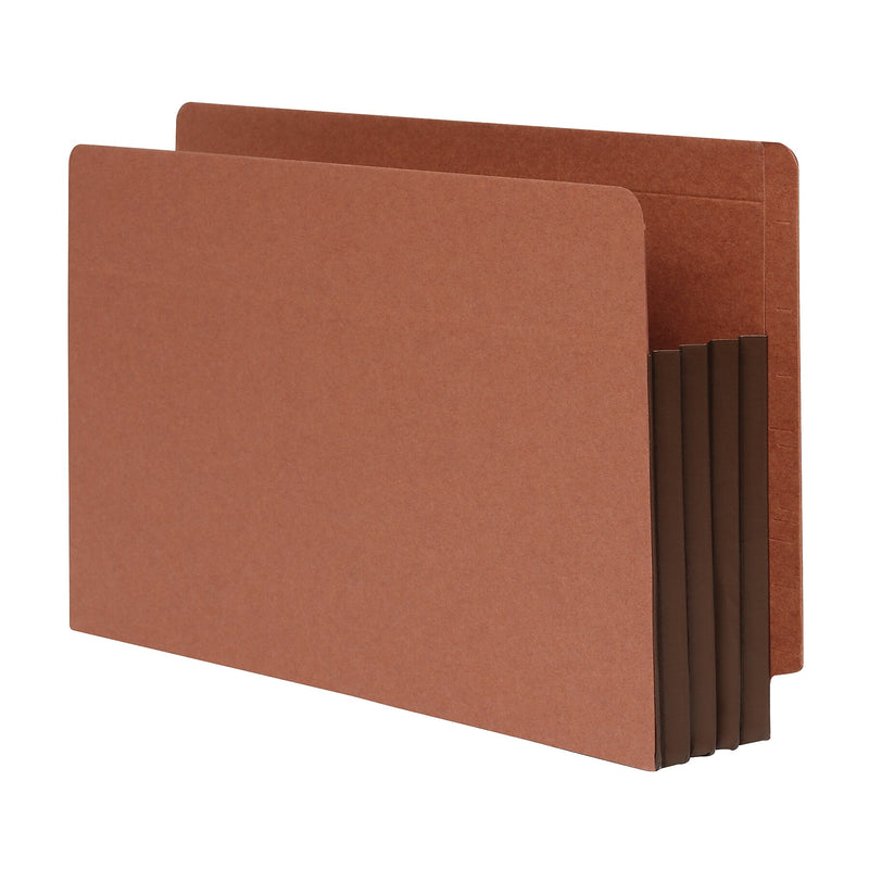 Pendaflex File Pocket, 3 1/2" Expansion, Legal Size, Brown, 10/Box (1007049)