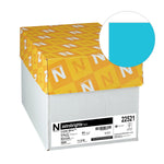 Astrobrights 8.5" x 11" Color Multipurpose Paper, 24 lbs., Lunar Blue, 500 Sheets/Ream, 10/Ream (22521/21528CT)