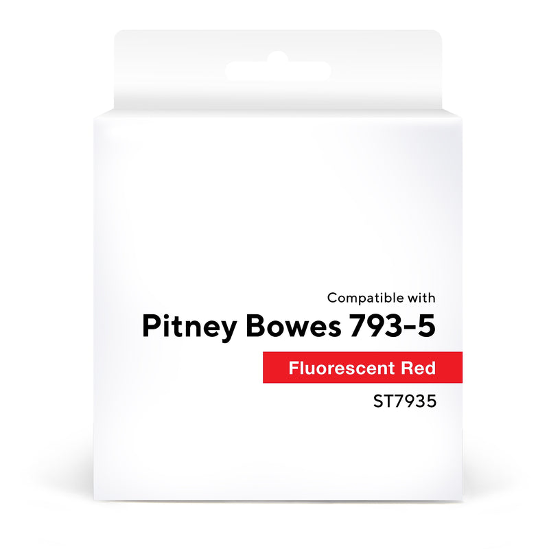 Staples Remanufactured Red Standard Yield Postage Ink Cartridge Replacement for Pitney Bowes (793-5)