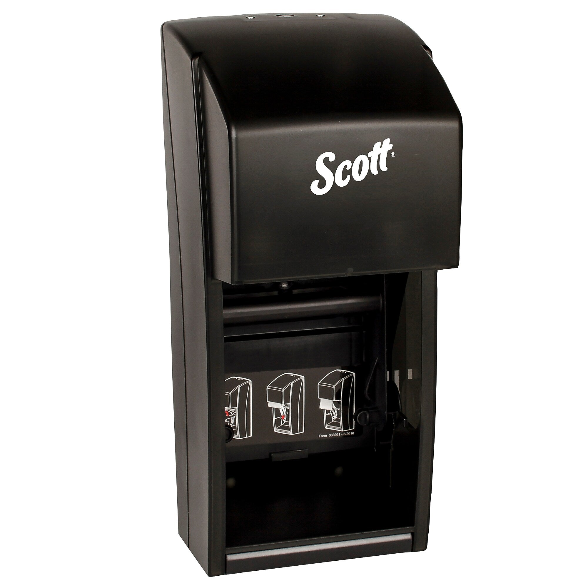 Scott Essential Toilet Paper Dispenser, Black (09021)