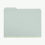 Pendaflex 60% Recycled File Folders, 1/3-Cut Tab, Letter Size, Pressboard, Light Green, 25/Box (23234)