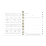 2025-2026 Blue Sky Gemma 8.5" x 11" Academic Year Weekly & Monthly Planner, Plastic Cover, Multicolored (118177-A26)