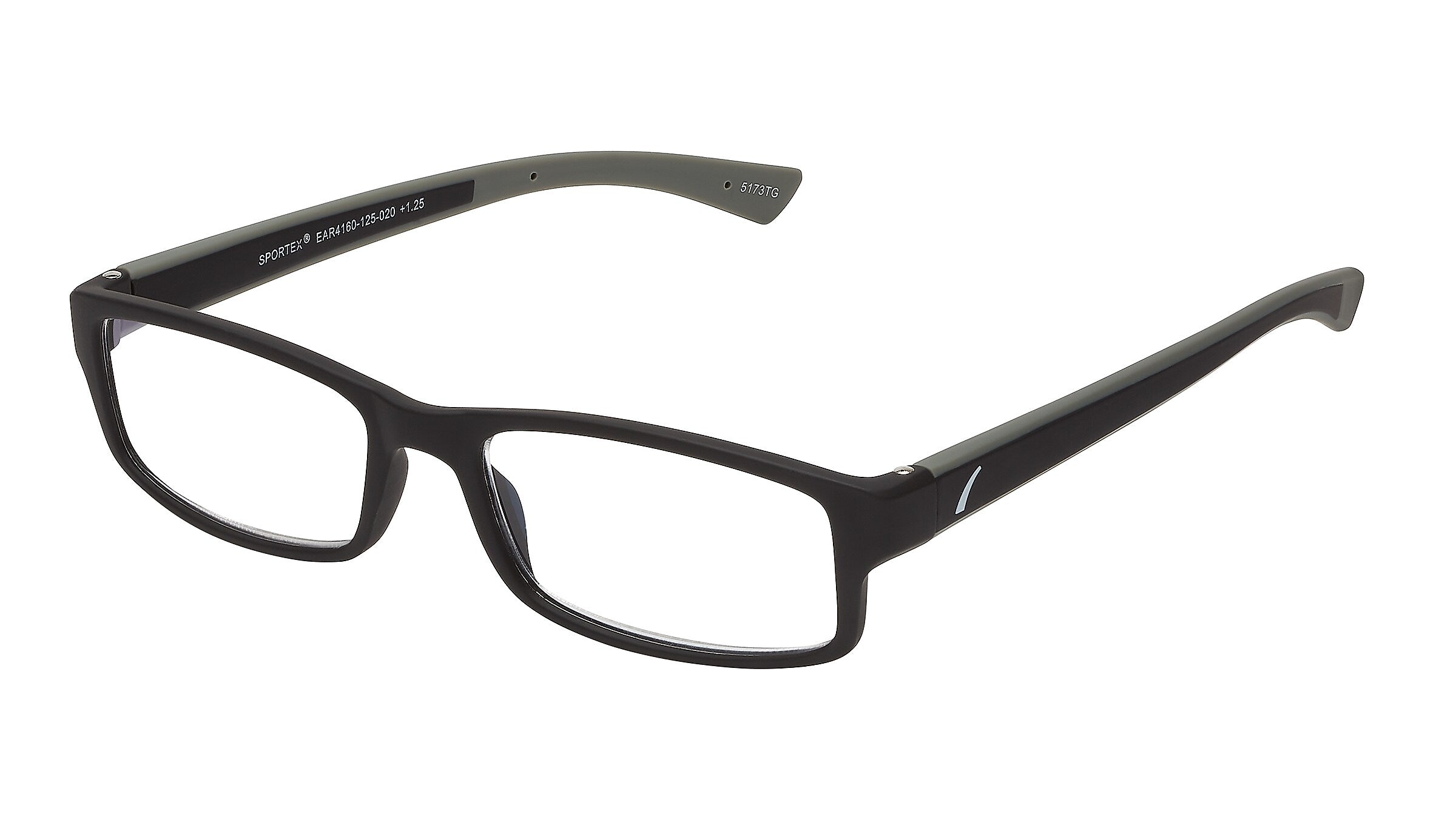 SAV Sportex +1.75 Reading Glasses, Gray (EAR4160)