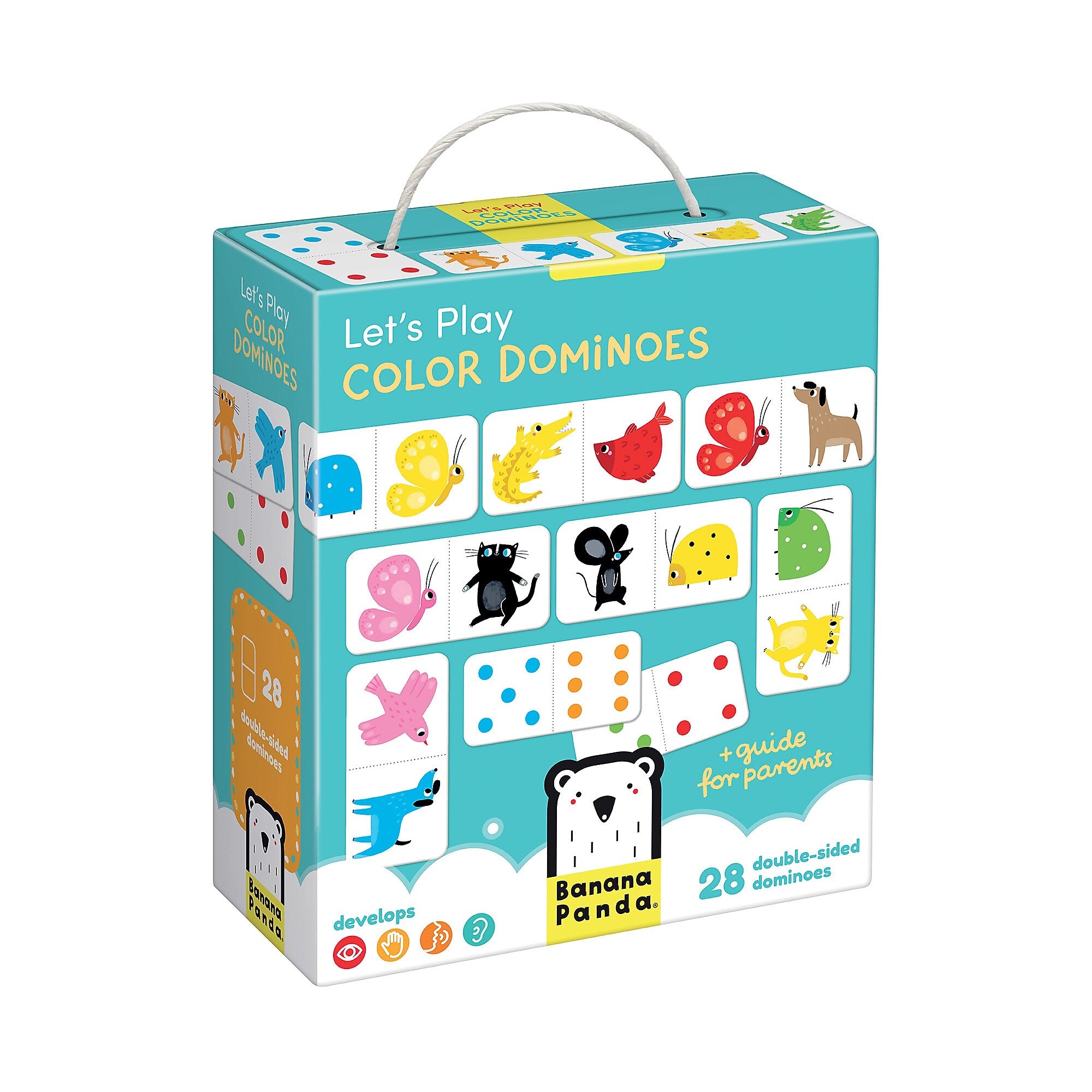 Banana Panda Let's Play Color Dominoes, Age 2+ (BPN49166)