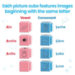 hand2mind Reading Rods Alphabet & Phonemic Awareness in Spanish, Assorted Colors (95392SP)