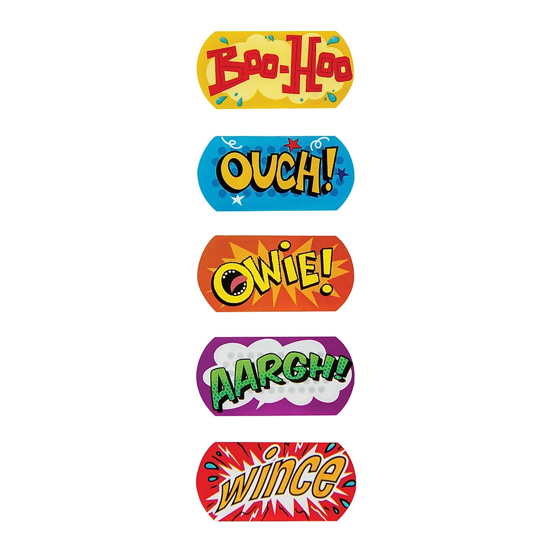 SmileMakers KidCare Owie! Mini Strip Bandages, 200/Box (BAN334)
