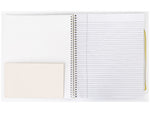 Carolina Pad Keep it in line Professional Notebook, 9.65" x 11.6", College-Ruled, 100 Sheets, Assorted Colors (10000)