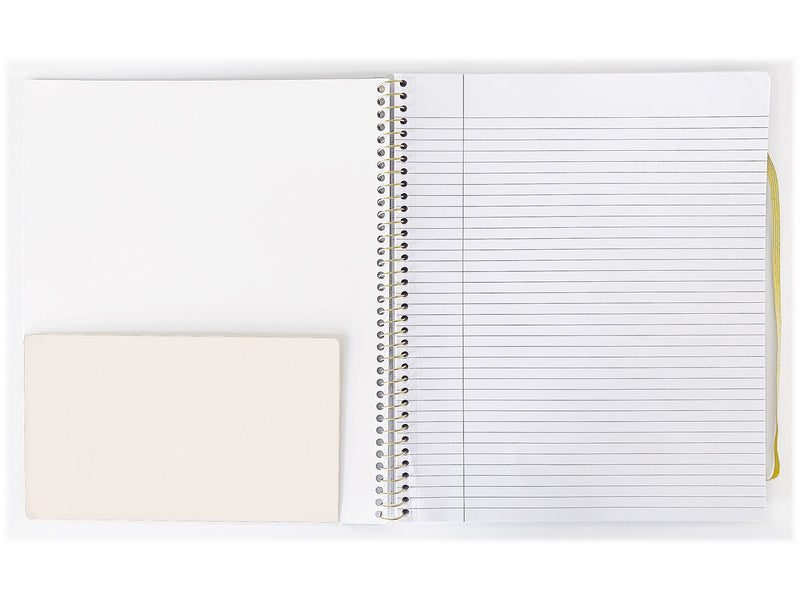 Carolina Pad Keep it in line Professional Notebook, 9.65" x 11.6", College-Ruled, 100 Sheets, Assorted Colors (10000)