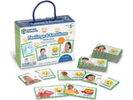 Learning Resources Feelings & Emotions Puzzle Cards, Assorted Colors, 24/Box (LER6091)