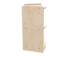 Flash Furniture Bright Beginnings 2-Section Open Corner Storage Unit, 24.5"H x 24"W x 11.75"D, Brown (MK-KE24060-GG)