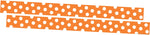 Barker Creek Double-Sided Border, 35" x 3", Dot to Dot Tangerine, 24/Pack (4436)
